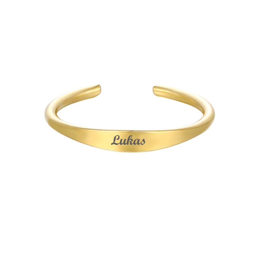 Filigraner Ring mit Namen Rings Loanya Gold