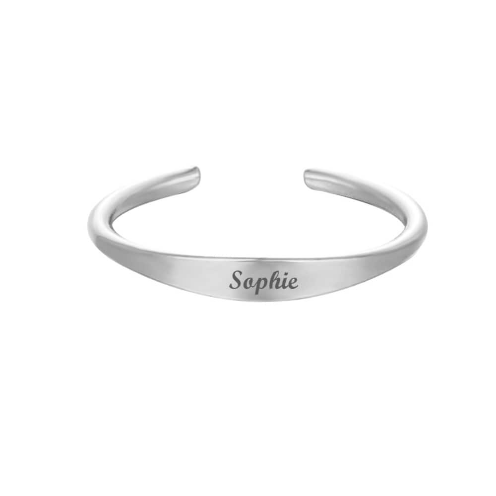Filigraner Ring mit Namen Rings Loanya Silber