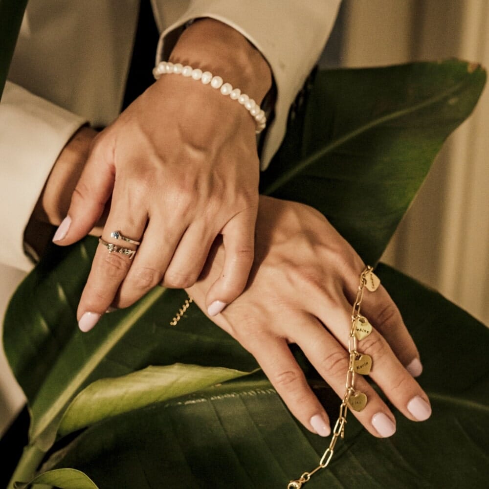 Schmuck-Set Süßwasserperlen | 18K Vergoldung Necklaces Loanya