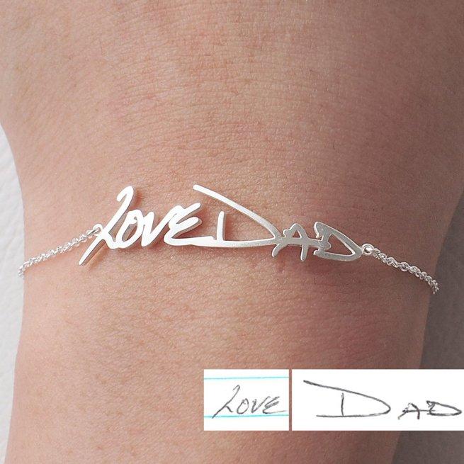 LOANYA Armband aus Deiner Handschrift Loanya Silber