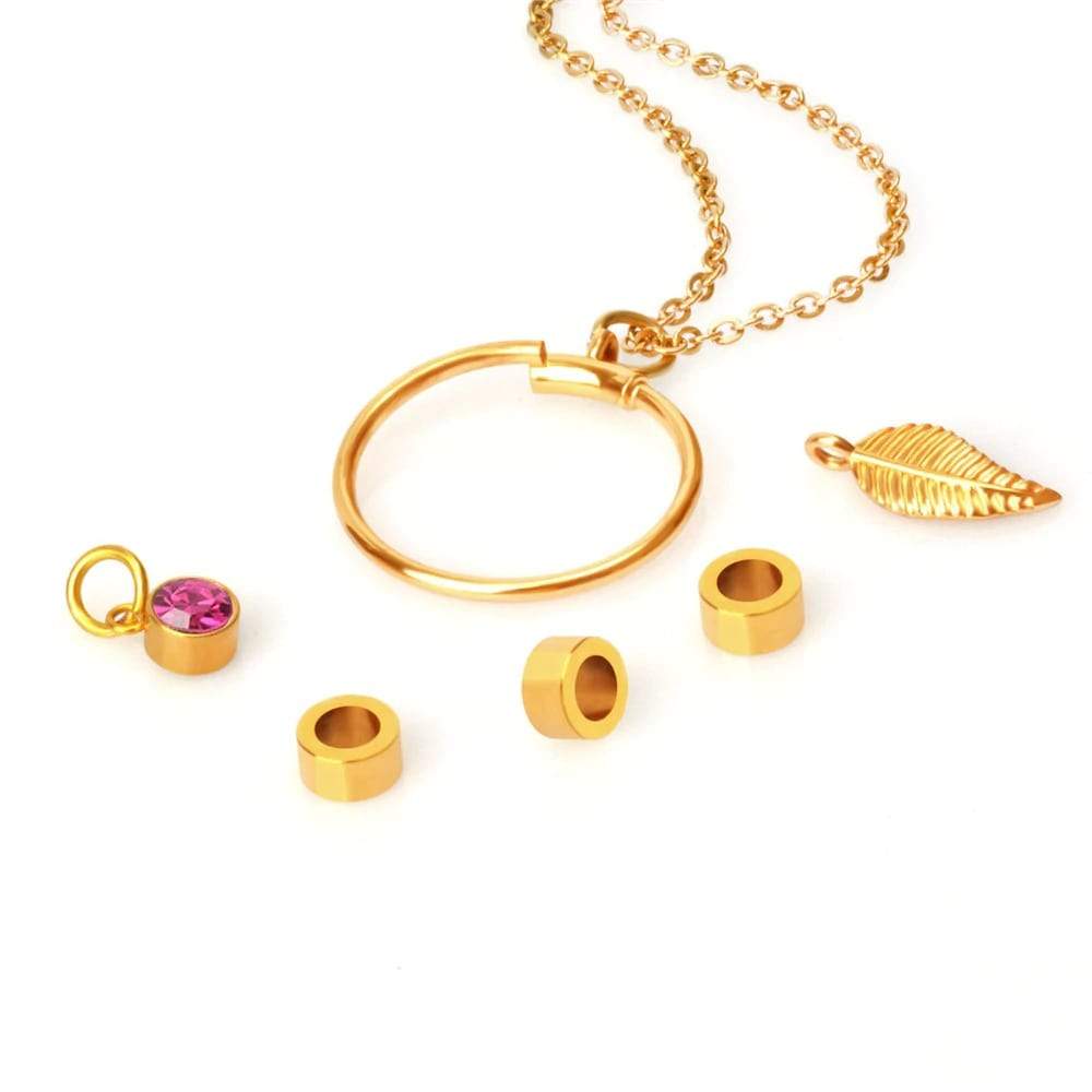LOANYA Beads für Kreisanhänger Kette / Familienbaum Kette Loanya