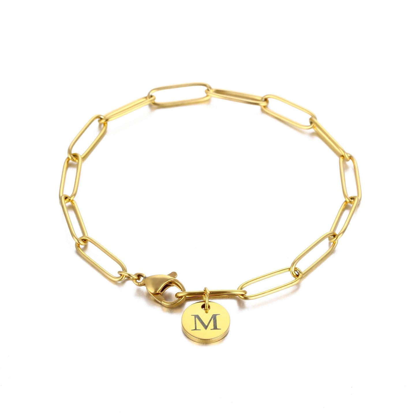 LOANYA Chain Armband mit Initiale JOUELEI
