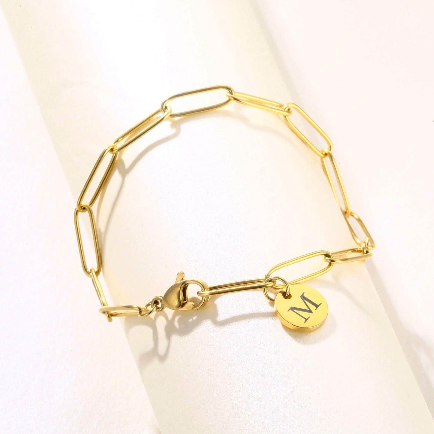 LOANYA Chain Armband mit Initiale JOUELEI