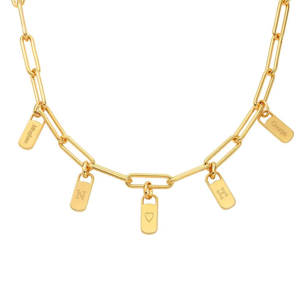 LOANYA Gliederkette mit Namensanhängern Loanya Gold 40 cm