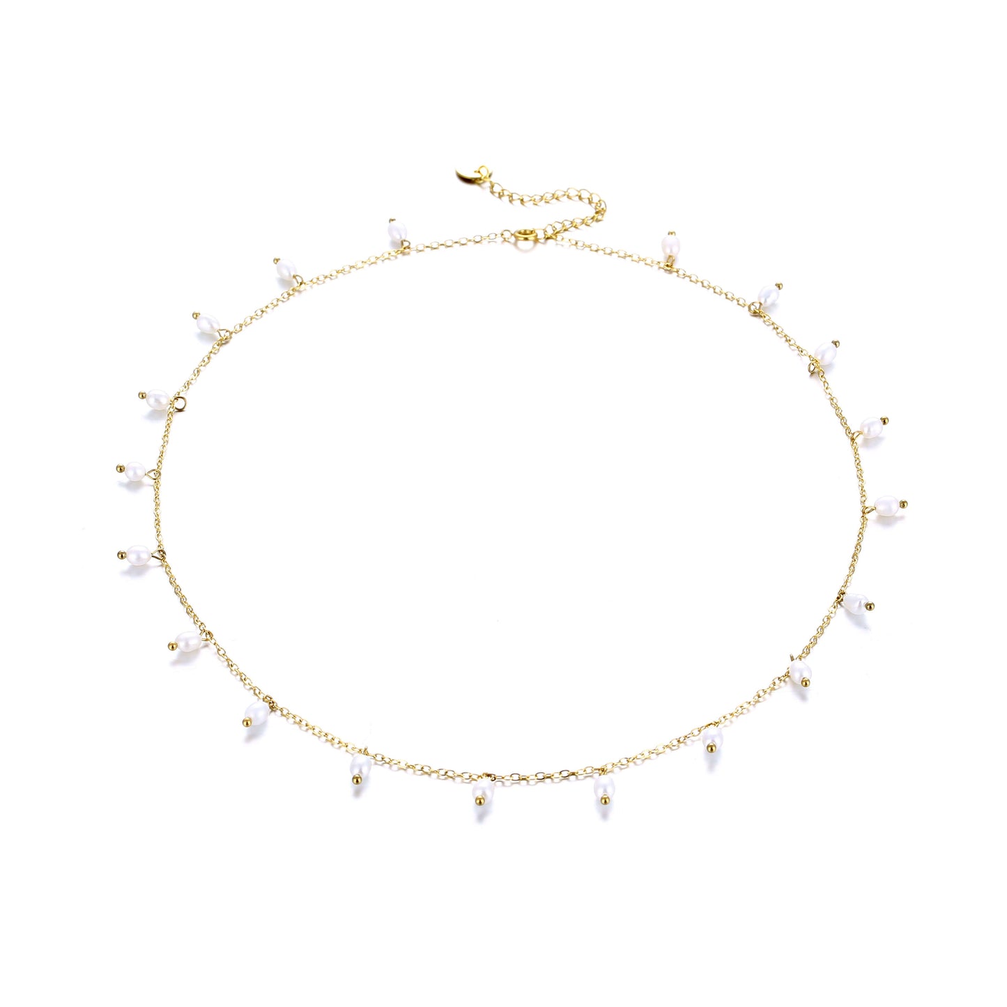 LOANYA Halskette mit Perlen und Gravur Necklaces Loanya