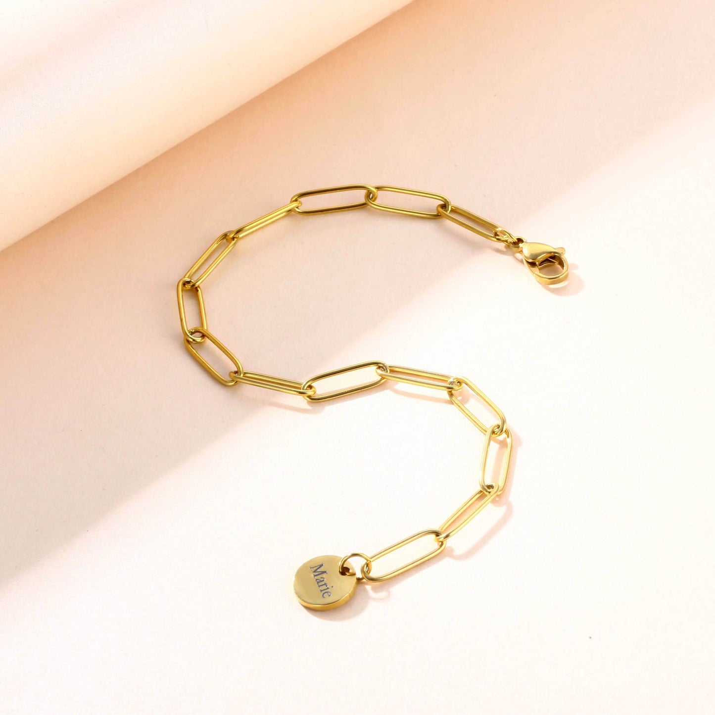LOANYA Link Kette mit Gravur Loanya