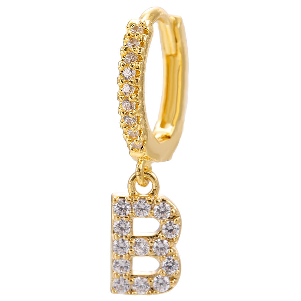 LOANYA Ohrring mit Initiale Loanya B