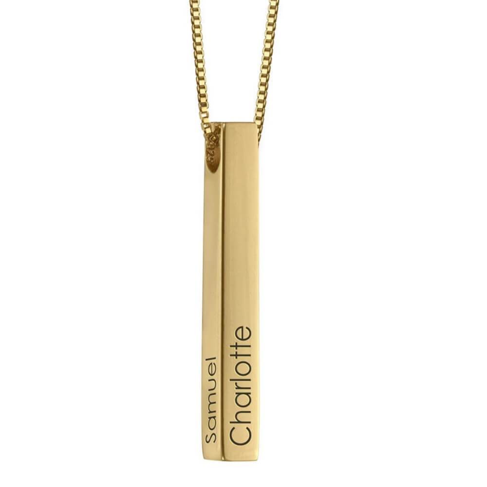 LOANYA personalisierbare Barrenkette Loanya 40 cm Gold