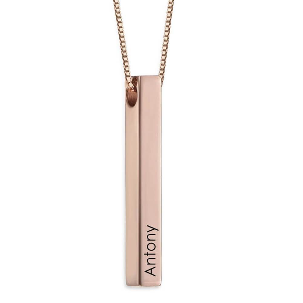 LOANYA personalisierbare Barrenkette Loanya 40 cm Roségold