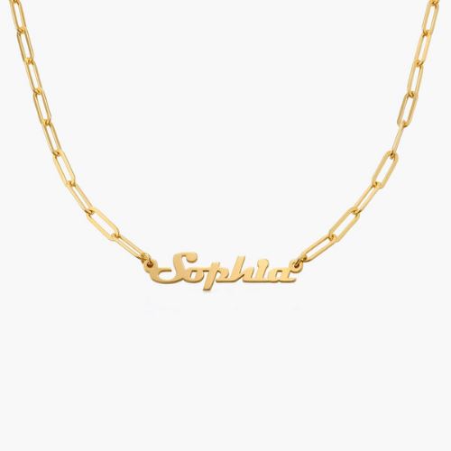 LOANYA personalisierte Gliederkette Loanya Gold 40 cm