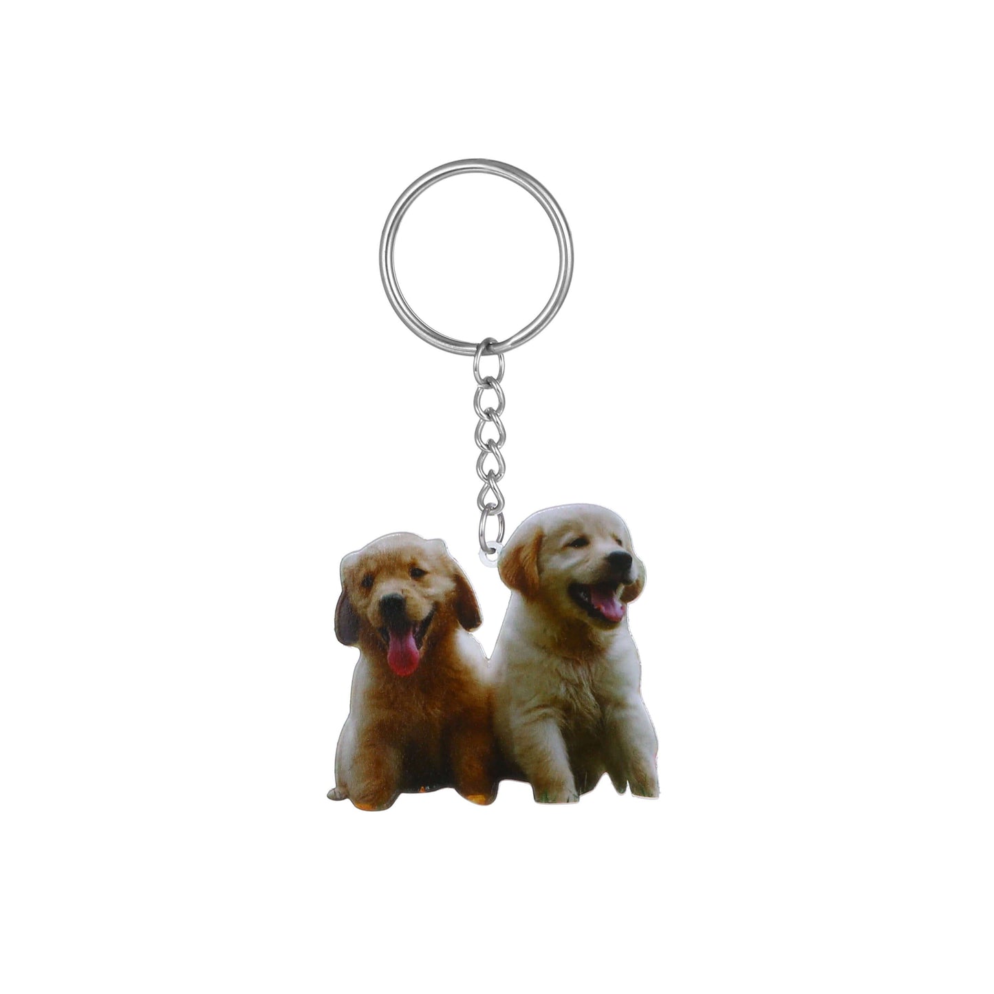 LOANYA Schlüsselanhänger aus Haustier Foto Keychains Loanya