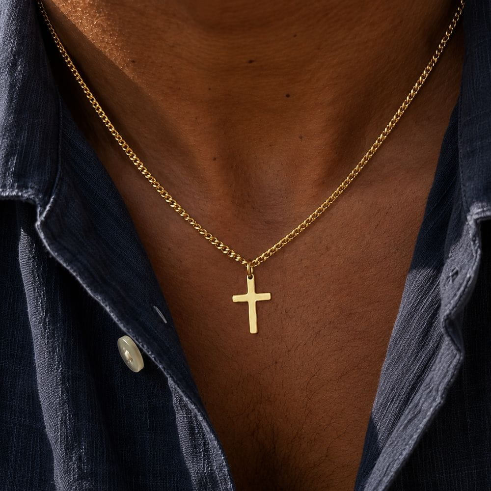 Kreuzkette | 18K Gold