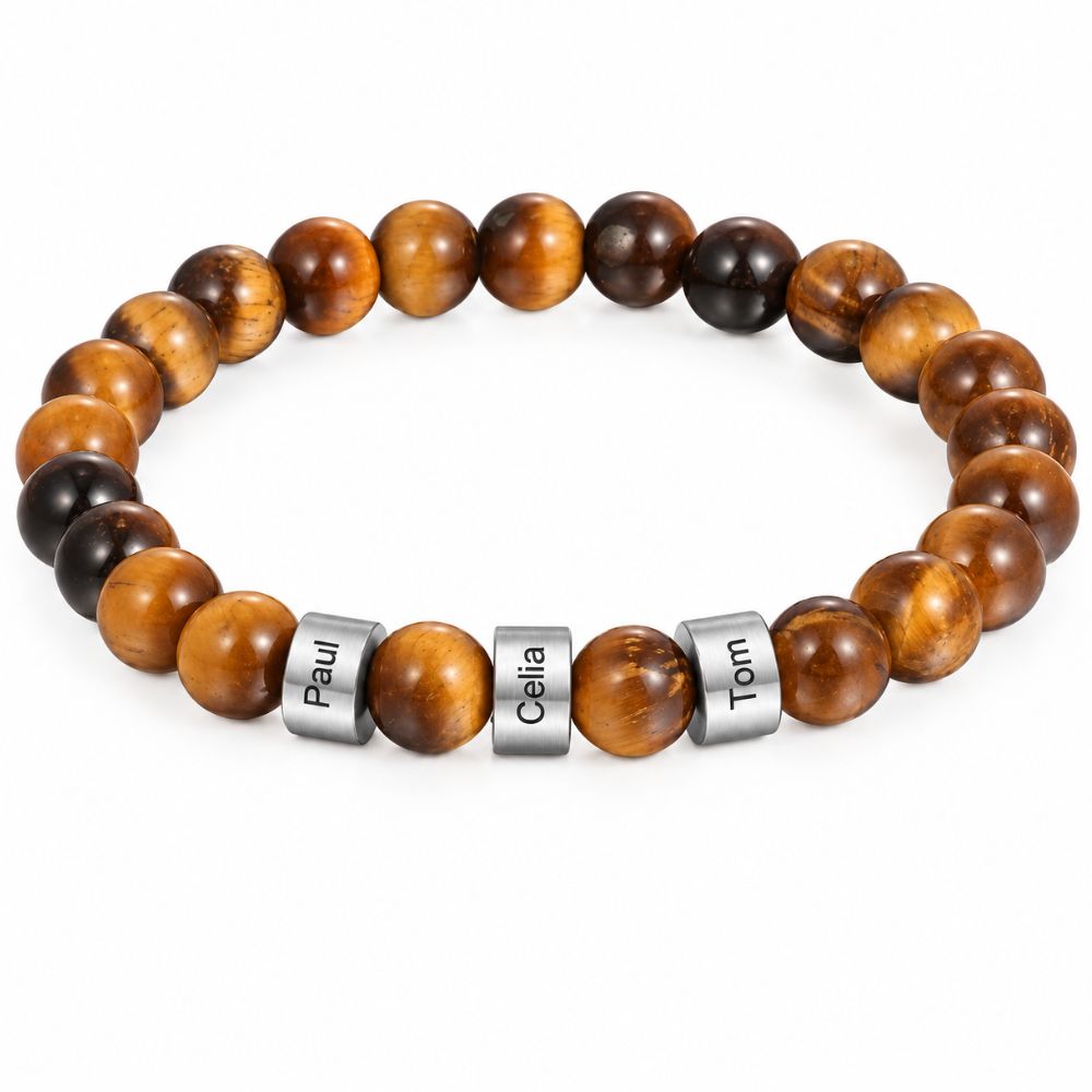 Personalisiertes Armband aus Lavastein