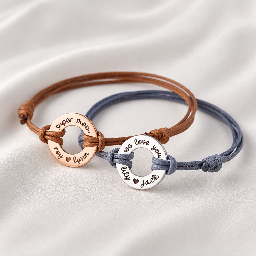 Armband mit personalisiertem Ewigkeitsring