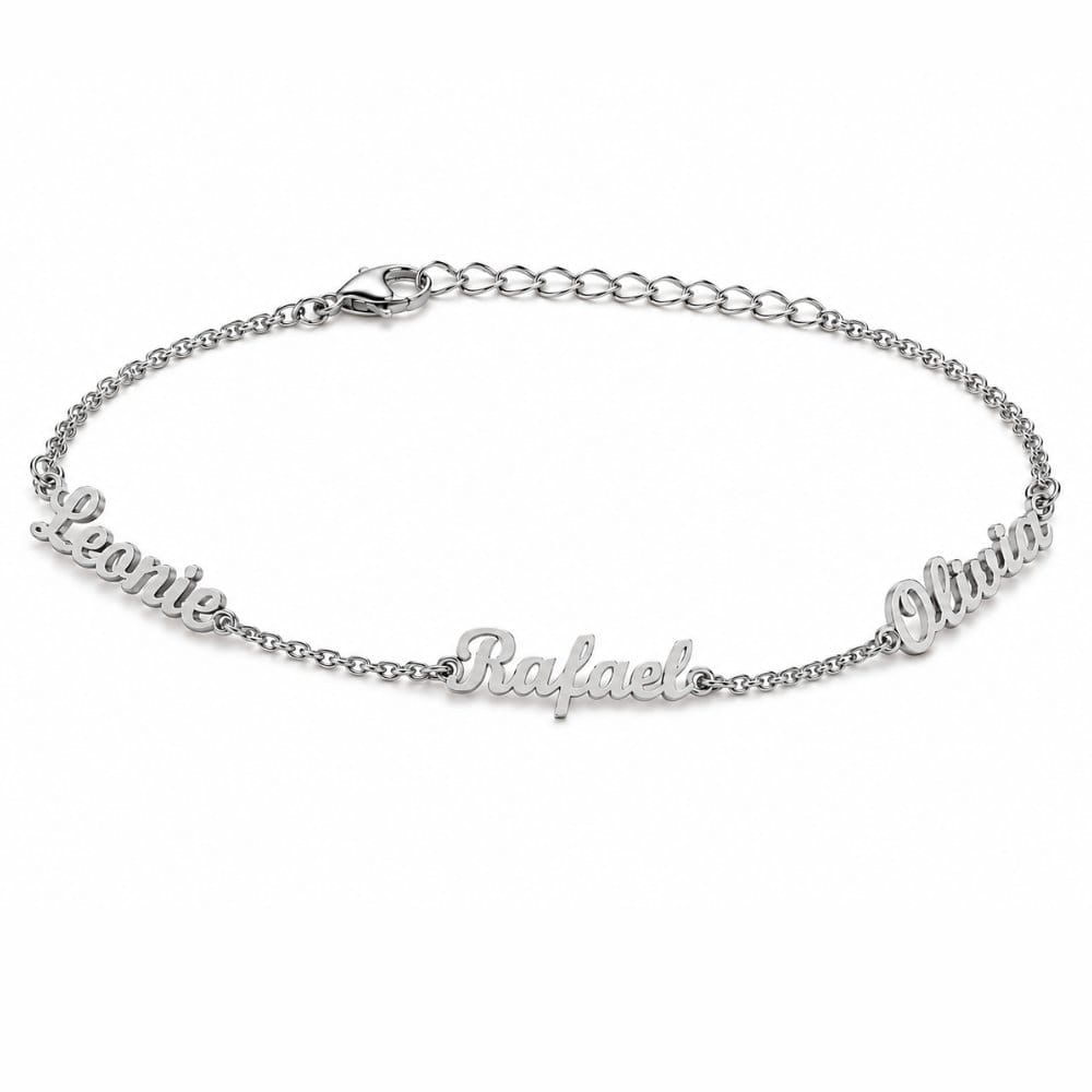 Personalisierbares Armband mit 3 Namen