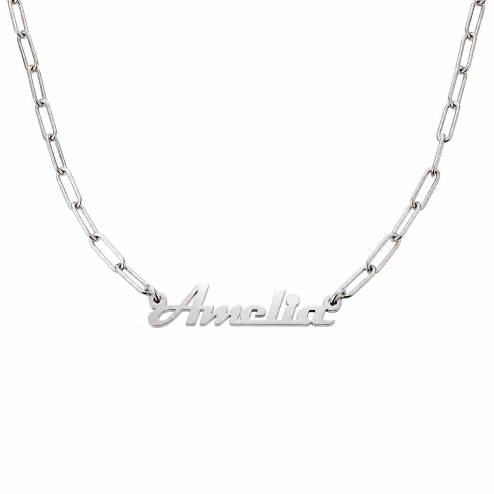 Personalisierte Namenskette mit Gliederkette