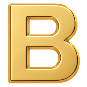 Buchstabe B