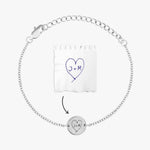 Armband mit persönlicher Gravur Bracelet Loanya Silber 