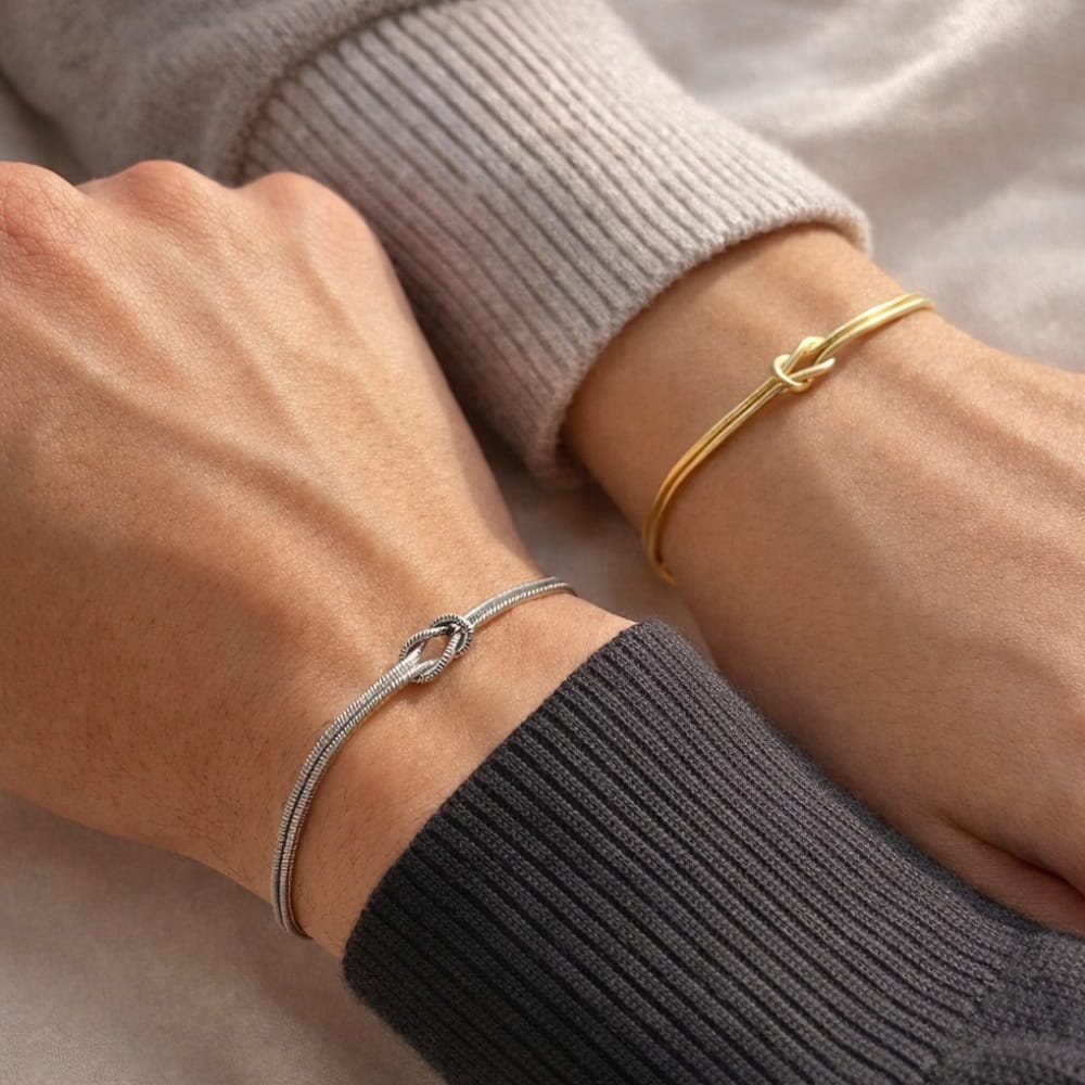 Ewigkeitsknoten Partnerarmbänder (2er Set) Bracelets Loanya 