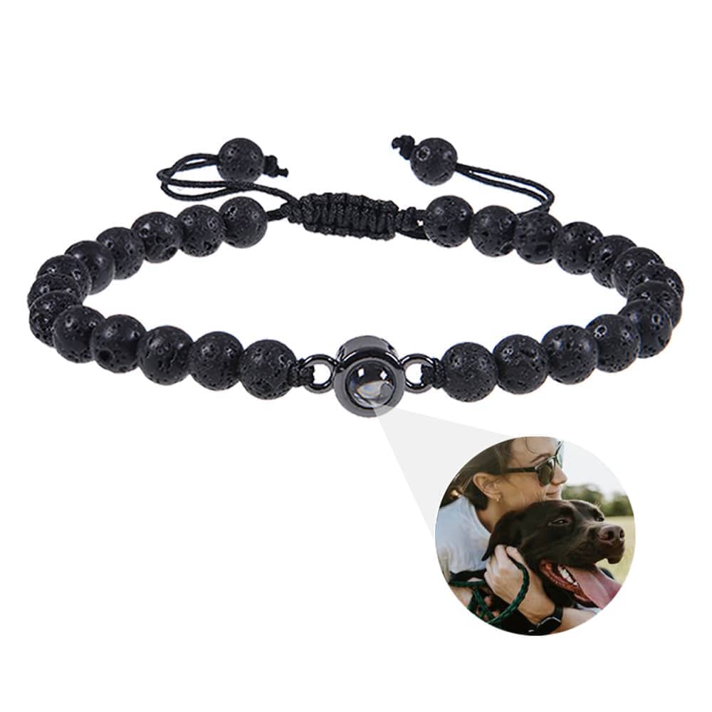 Lavastein Fotoarmband | Fotoprojektion Bracelet Loanya Lavagestein 