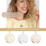 Lebensbaum Kette mit personalisierten Namen Necklaces Loanya 