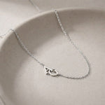 Monogramm Halskette mit drei Initialen Necklaces Loanya 