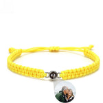 Personalisiertes Fotoarmband | Fotoprojektion Bracelet Loanya Gelb 