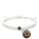 Personalisiertes Fotoarmband | Fotoprojektion Bracelet Loanya Weiß 