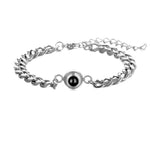 Personalisiertes Fotoarmband | Premium Edition Bracelet Loanya Silber 