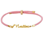 Personalisiertes Kordelarmband mit Namen – verstellbar & farbig Bracelets Loanya 