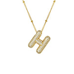 Sparkle Bubble Necklace Necklaces Loanya Gold H 