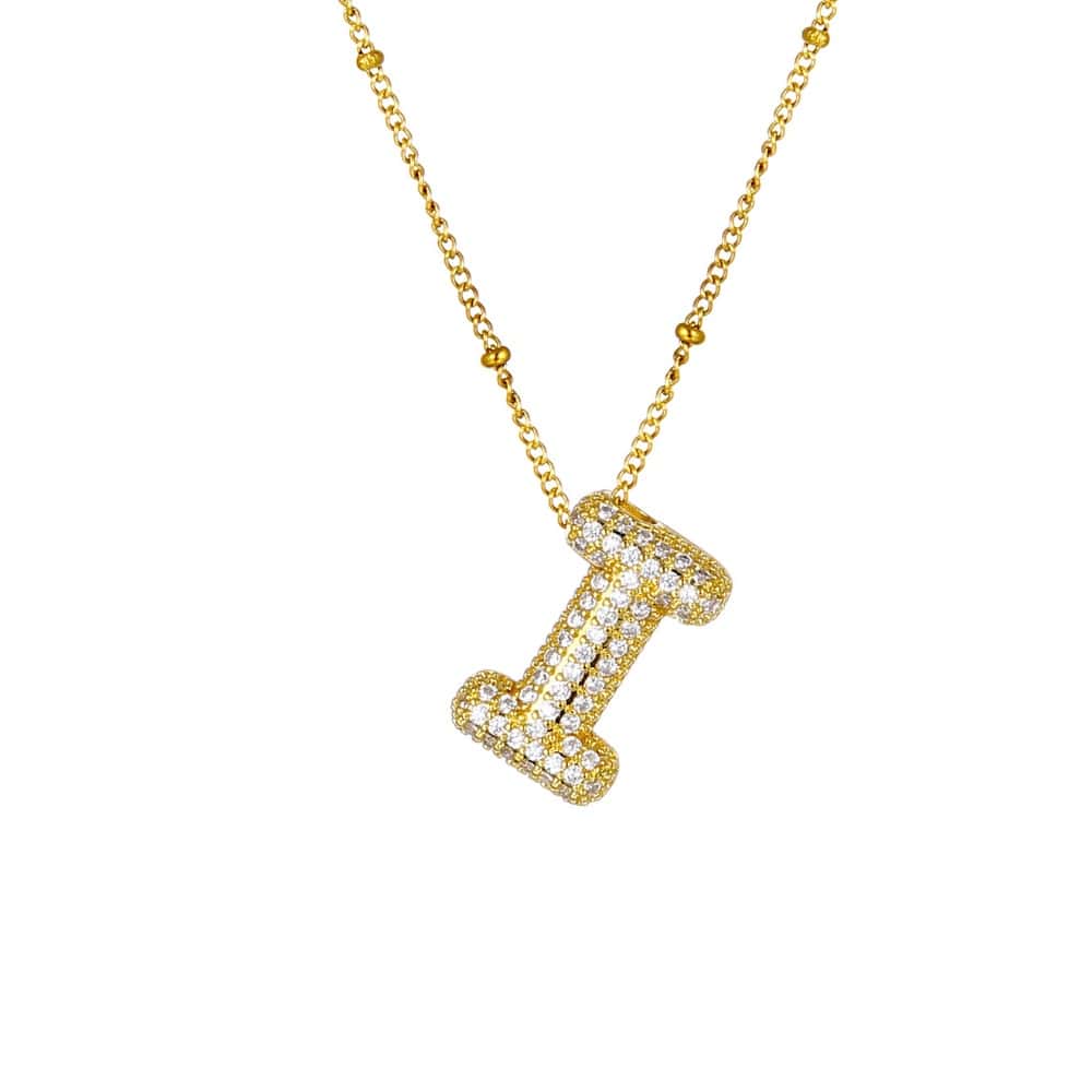 Sparkle Bubble Necklace Necklaces Loanya Gold I 