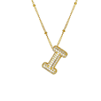 Sparkle Bubble Necklace Necklaces Loanya Gold I 