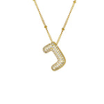 Sparkle Bubble Necklace Necklaces Loanya Gold J 