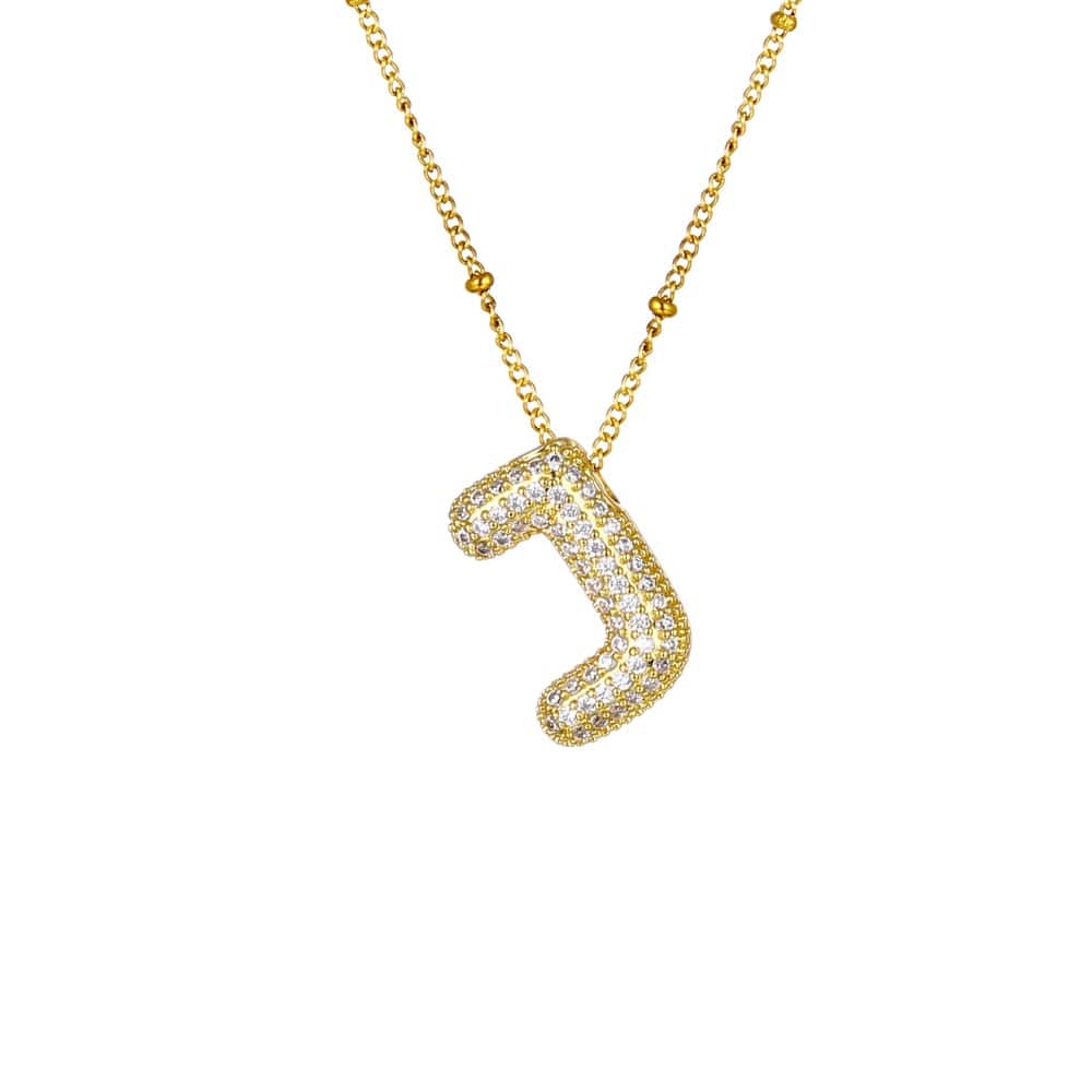 Sparkle Bubble Necklace Necklaces Loanya Gold J 
