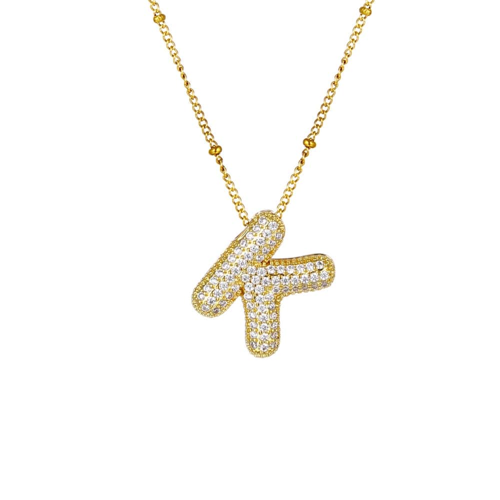 Sparkle Bubble Necklace Necklaces Loanya Gold K 