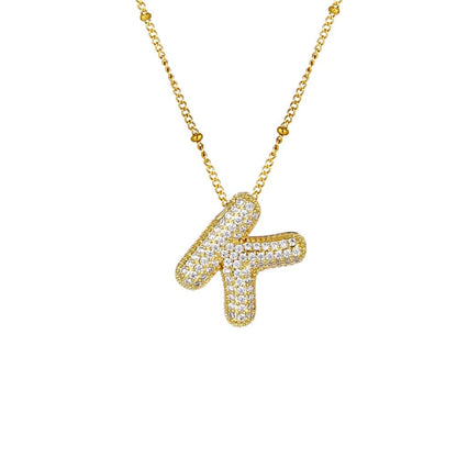 Sparkle Bubble Necklace Necklaces Loanya Gold K 