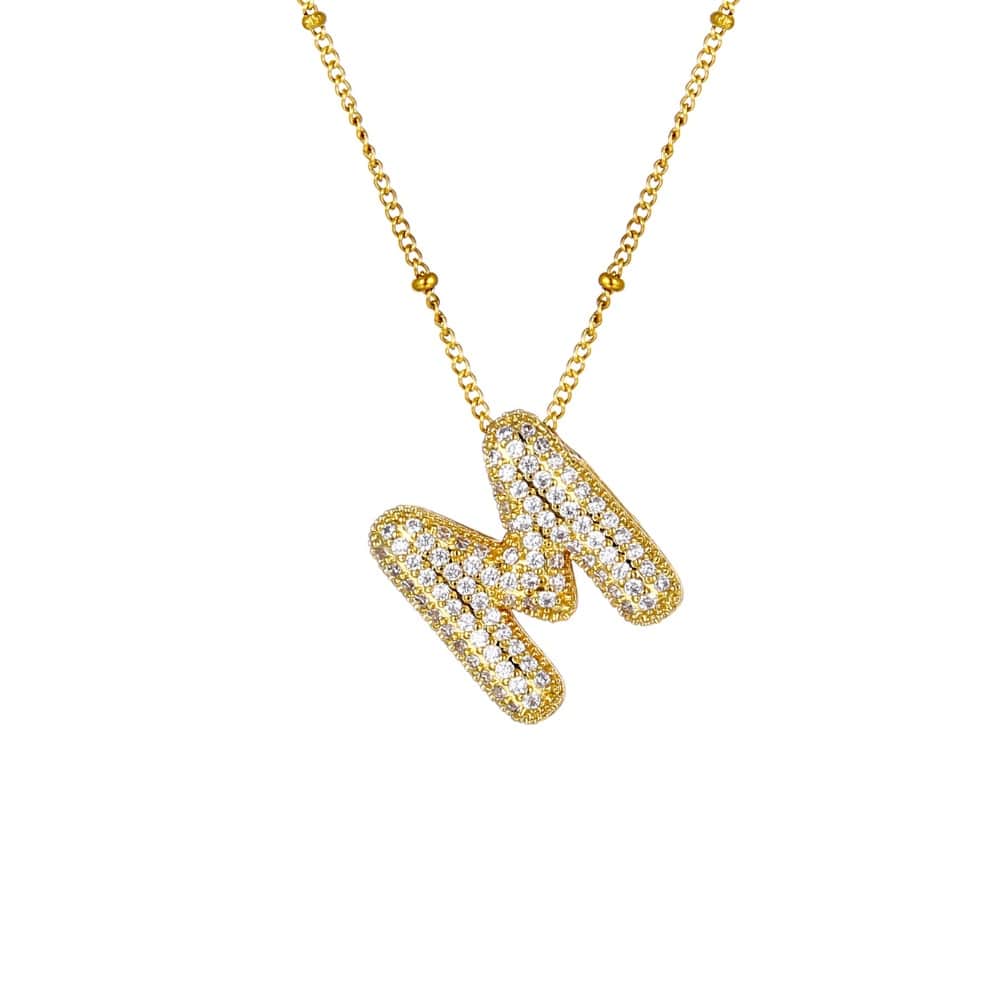 Sparkle Bubble Necklace Necklaces Loanya Gold M 