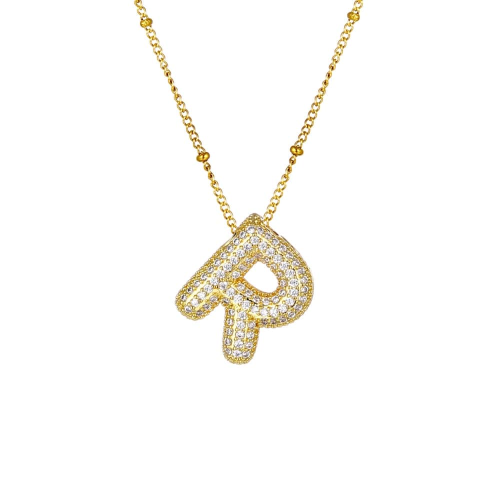 Sparkle Bubble Necklace Necklaces Loanya Gold R 