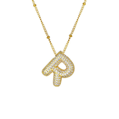 Sparkle Bubble Necklace Necklaces Loanya Gold R 