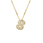 Sparkle Bubble Necklace Necklaces Loanya Gold S 