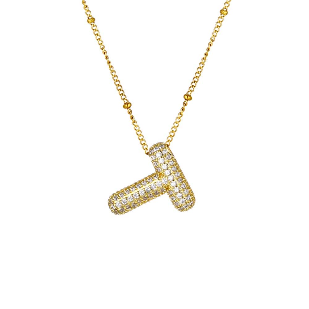 Sparkle Bubble Necklace Necklaces Loanya Gold T 