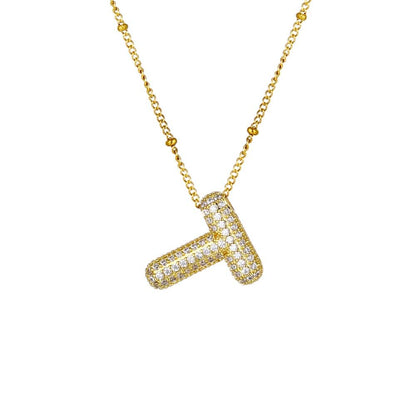 Sparkle Bubble Necklace Necklaces Loanya Gold T 