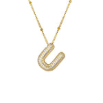 Sparkle Bubble Necklace Necklaces Loanya Gold U 