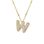 Sparkle Bubble Necklace Necklaces Loanya Gold W 