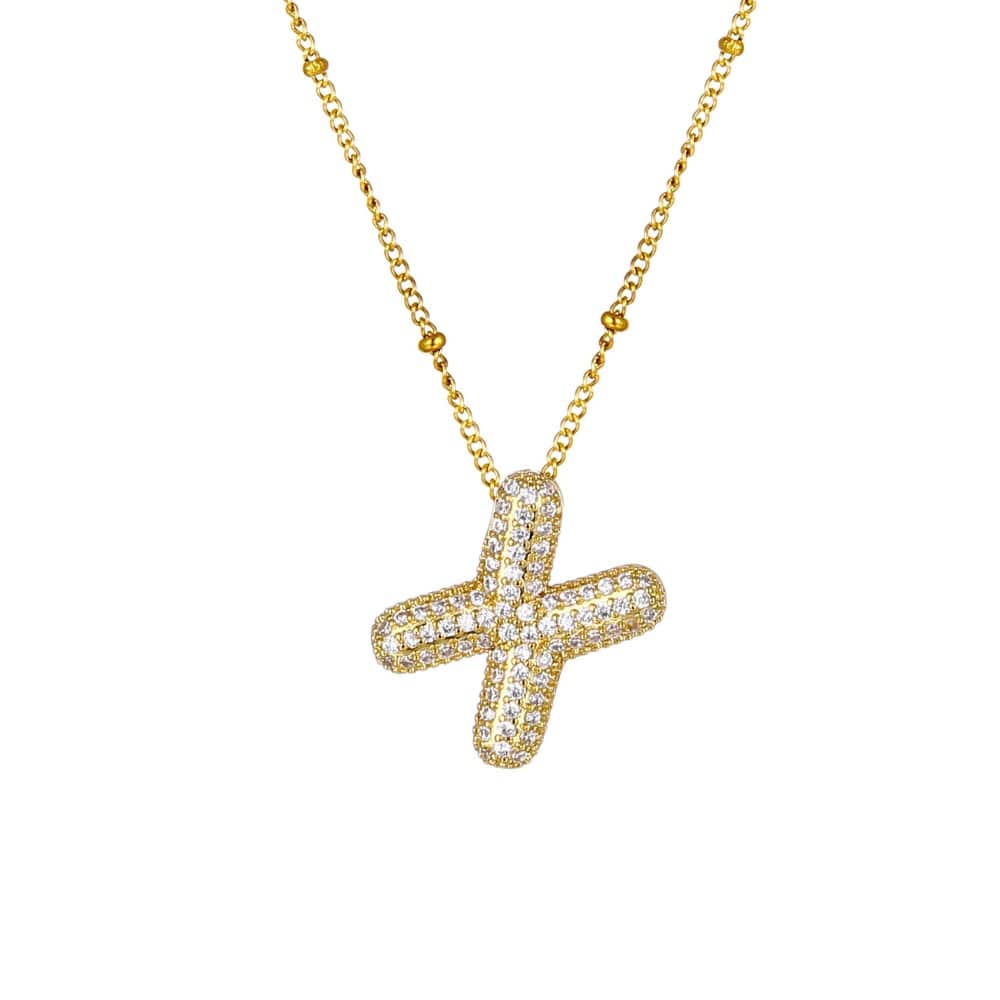 Sparkle Bubble Necklace Necklaces Loanya Gold X 