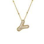 Sparkle Bubble Necklace Necklaces Loanya Gold Y 