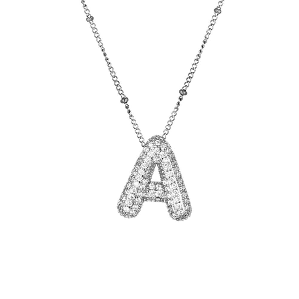Sparkle Bubble Necklace Necklaces Loanya Silber A 