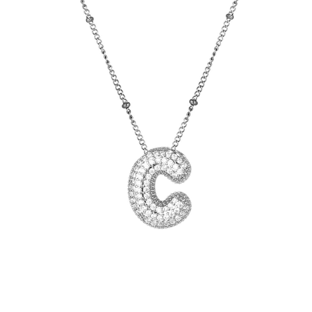 Sparkle Bubble Necklace Necklaces Loanya Silber C 