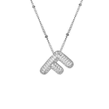 Sparkle Bubble Necklace Necklaces Loanya Silber F 